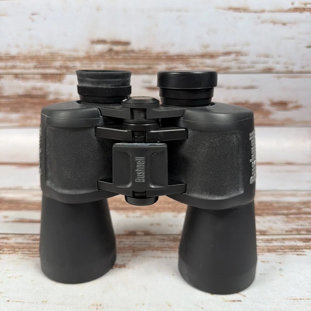 Bushnell 13-1250 12x50 Wide Angle Porro Prism Binoculars Case Strap Hunting Bird